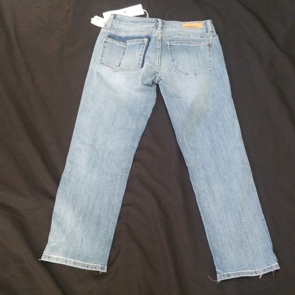 NWT Patchwork Vintage Wash Jeans - Picture 5 of 8